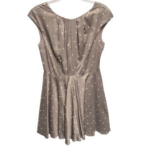 Boden Retro Bardot Polka Dots Fit Flare Full Skirt Mini Dress